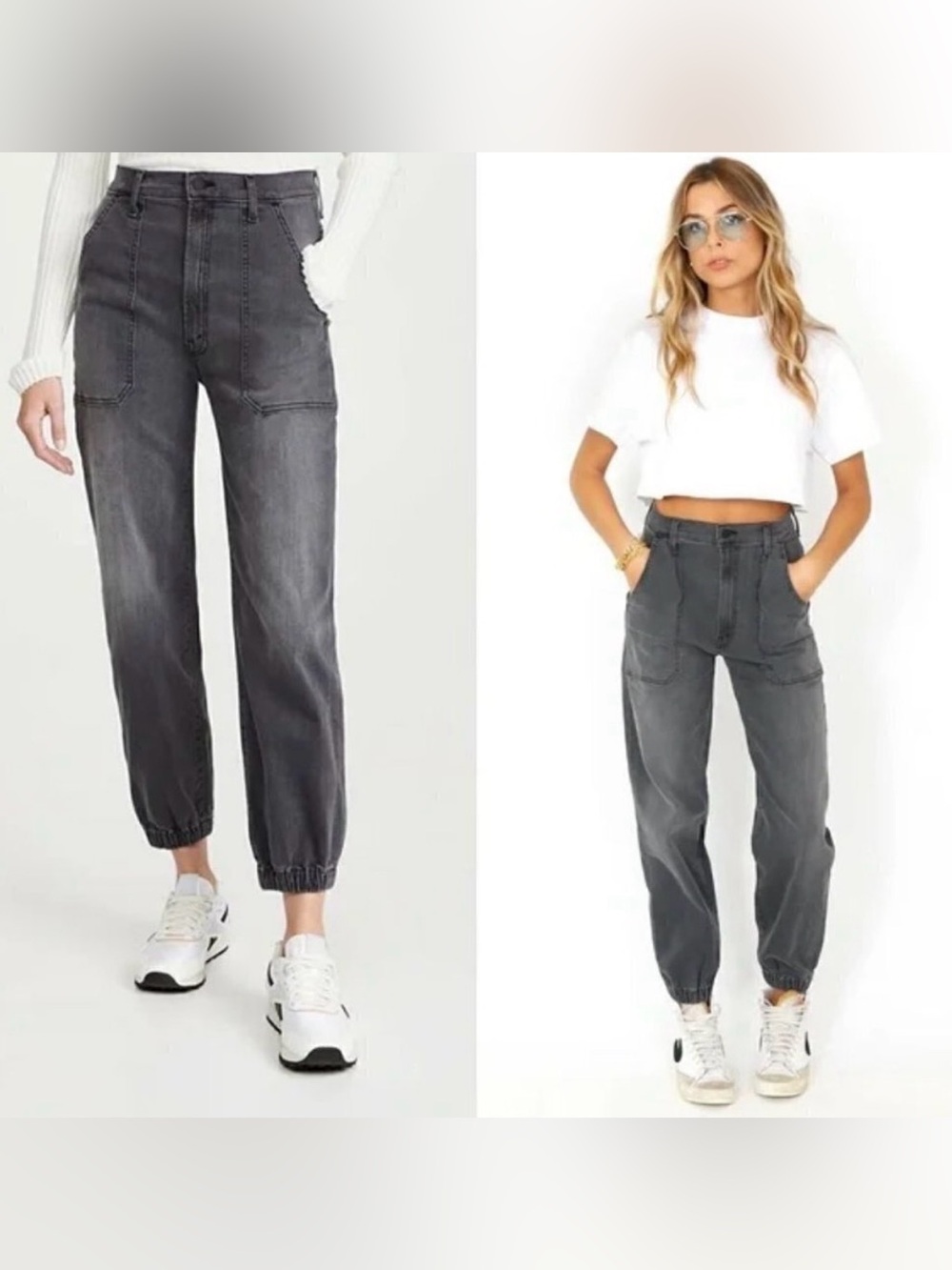 MOTHER The Wrapper Patch Springy Ankle High-Rise Jeans EUC Size 29 $250